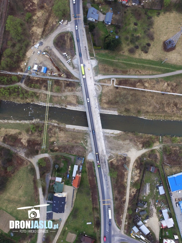 DJI_0127_news Remont mostu nad Wisłoką w Jaśle (fot. dronjaslo.pl)