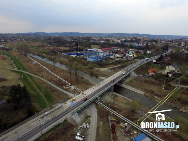 DJI_0141_news Remont mostu nad Wisłoką w Jaśle (fot. dronjaslo.pl)
