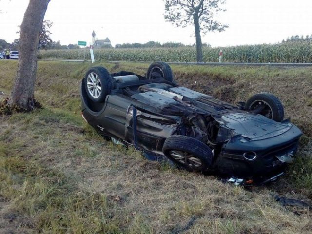 Wypadek w Szebniach. Były spore utrudnienia w ruchu! Wypadek w Szebniach. Były spore utrudnienia w ruchu!
