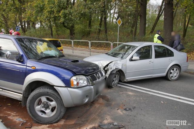 Wypadek w Szebniach. Były spore utrudnienia! Wypadek w Szebniach. Były spore utrudnienia!